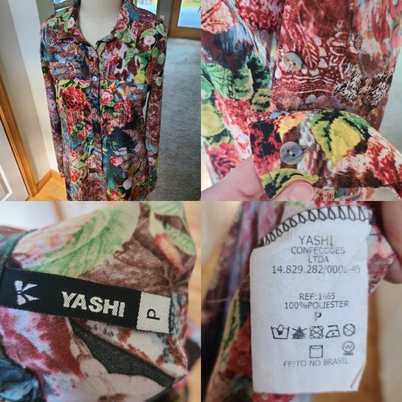 Button up collared floral dress - Picture 4 of 4